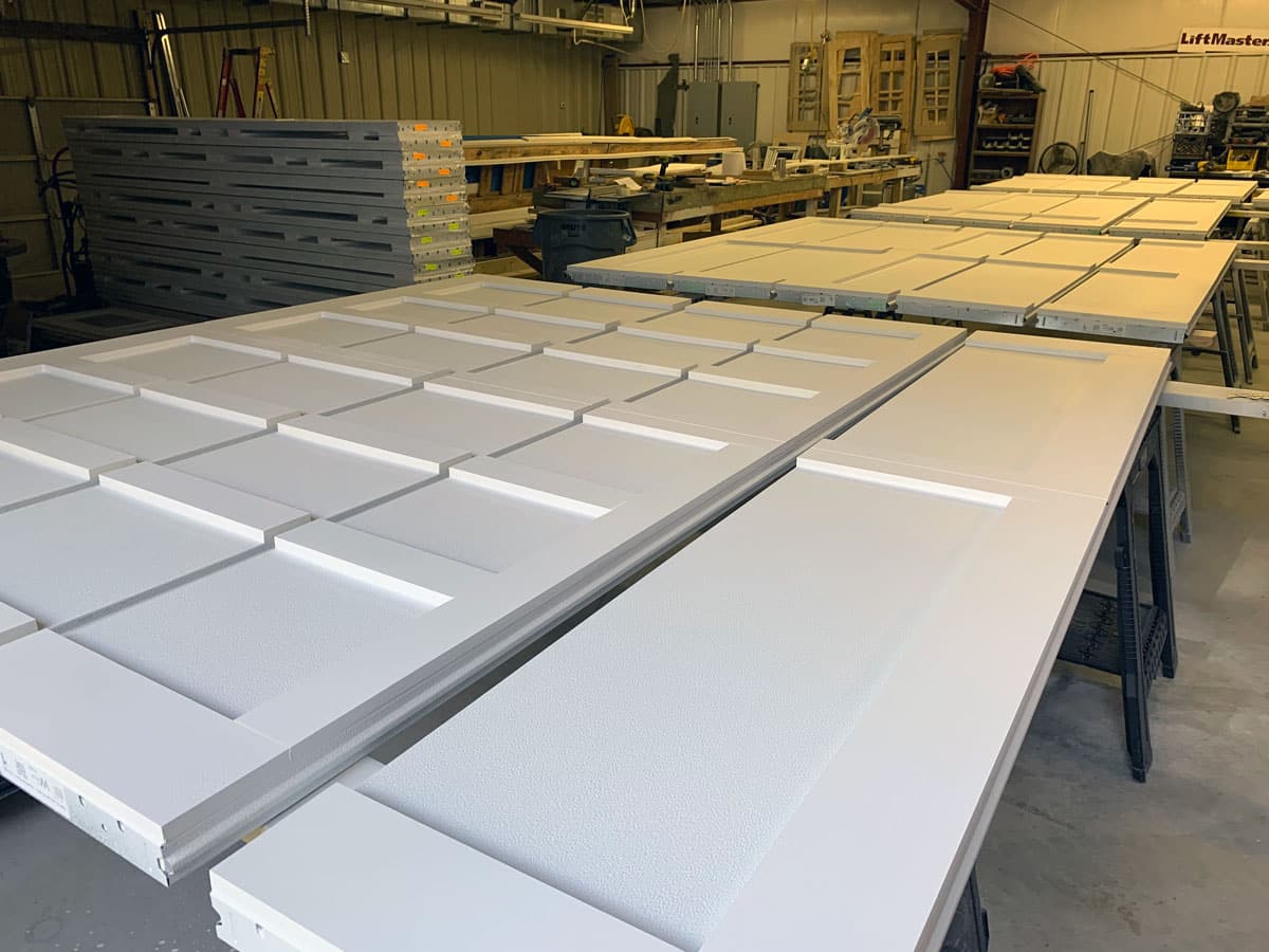 custom overlay garage door